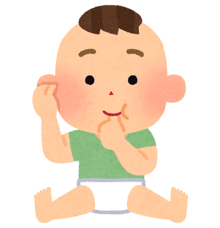 指しゃぶりがやめられない、、